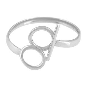 Anilllo plata "Jumy" en plata de ley 925