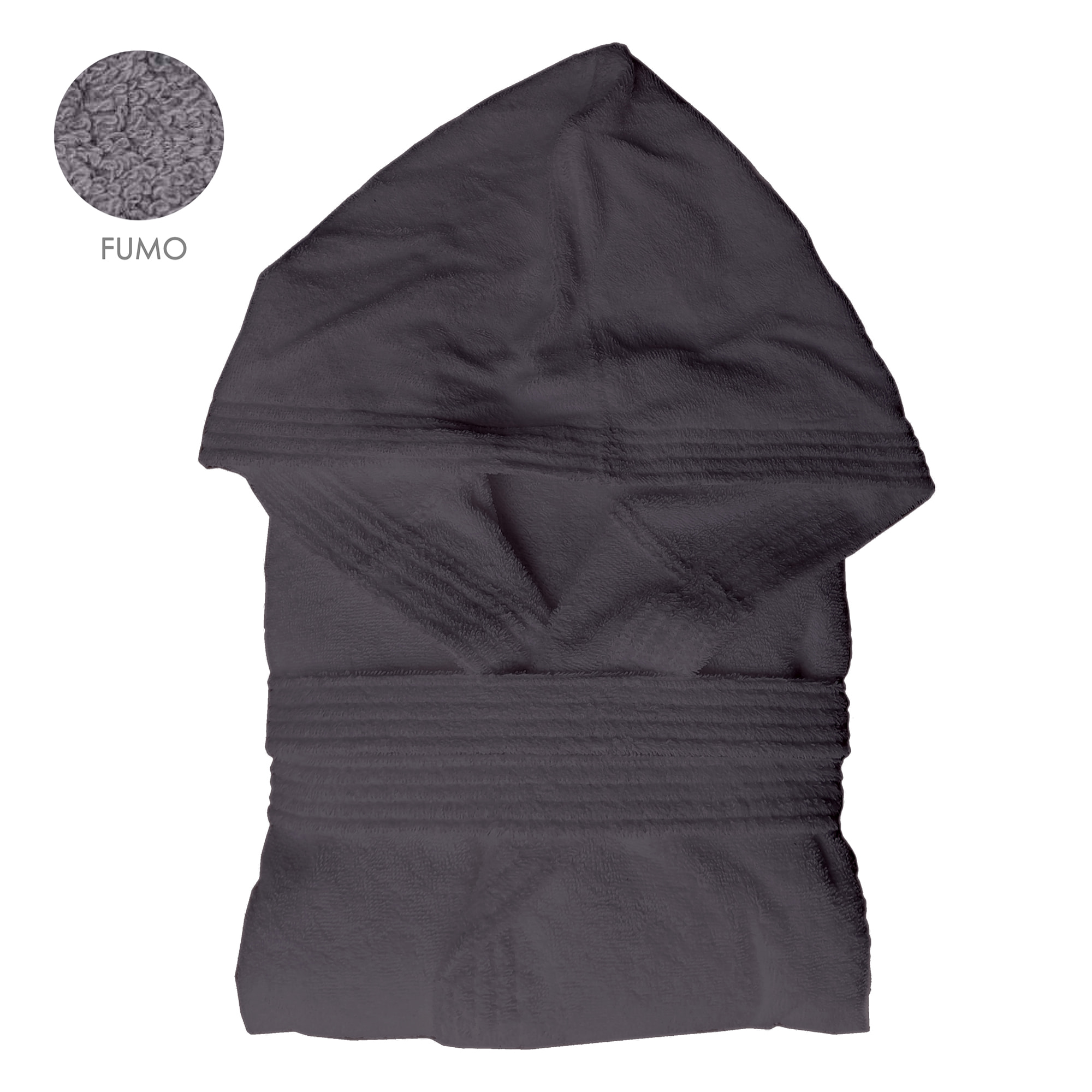 Accappatoio unisex con cappuccio e tasche