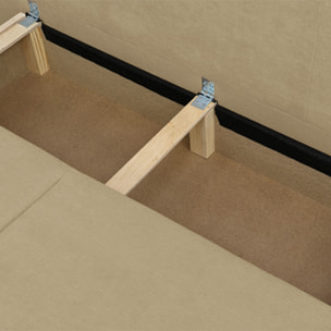 Canapé convertible 3 places en tissu chenille - LARIA