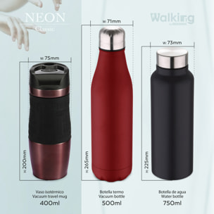 Botella termo cola 500ml rosa Walking anywhere- Bergner