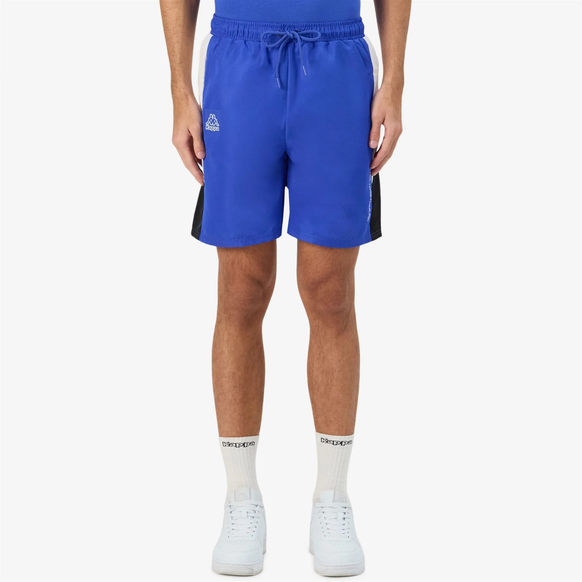 Kappa - Pantaloni Corti Uomo Blu - Logo Gaggio