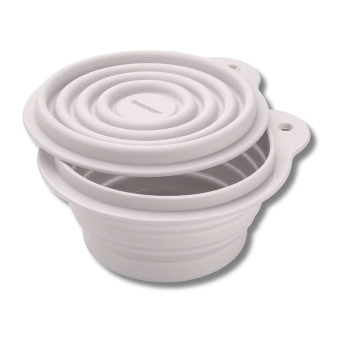 Boite à Snacks Pliable en Silicone Blanc Fackelmann Storage