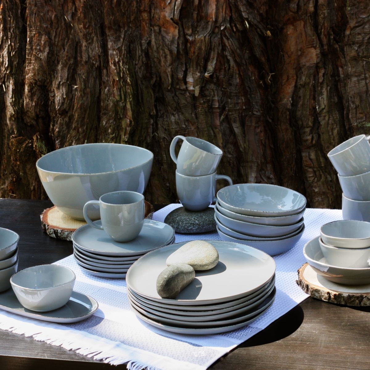 Lot de 6 mugs, GALET