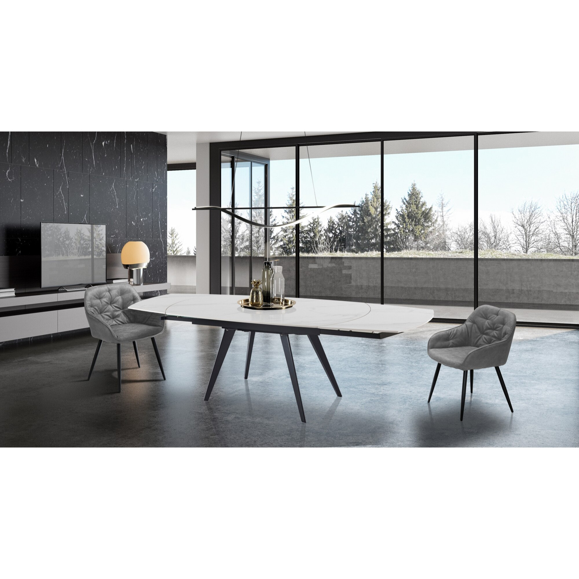 ORESTELUCHETTA tavolo allungabile FINNY 1