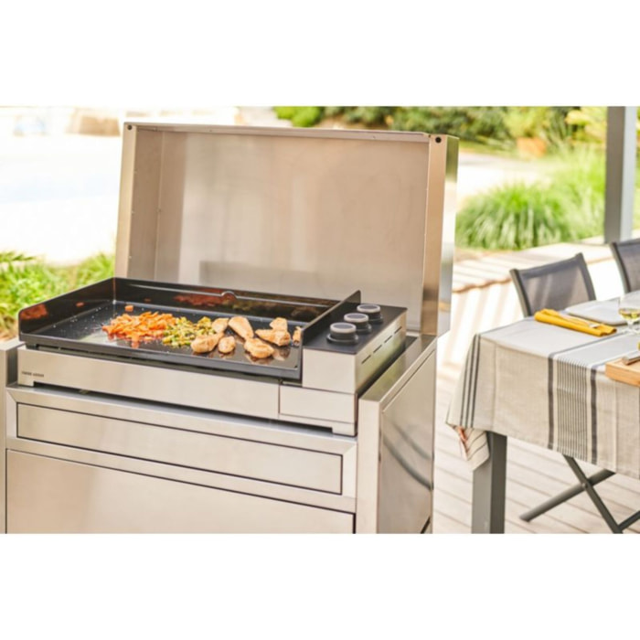 Couvercle plancha FORGE ADOUR CPIPC 75 pour chariot Premium 75