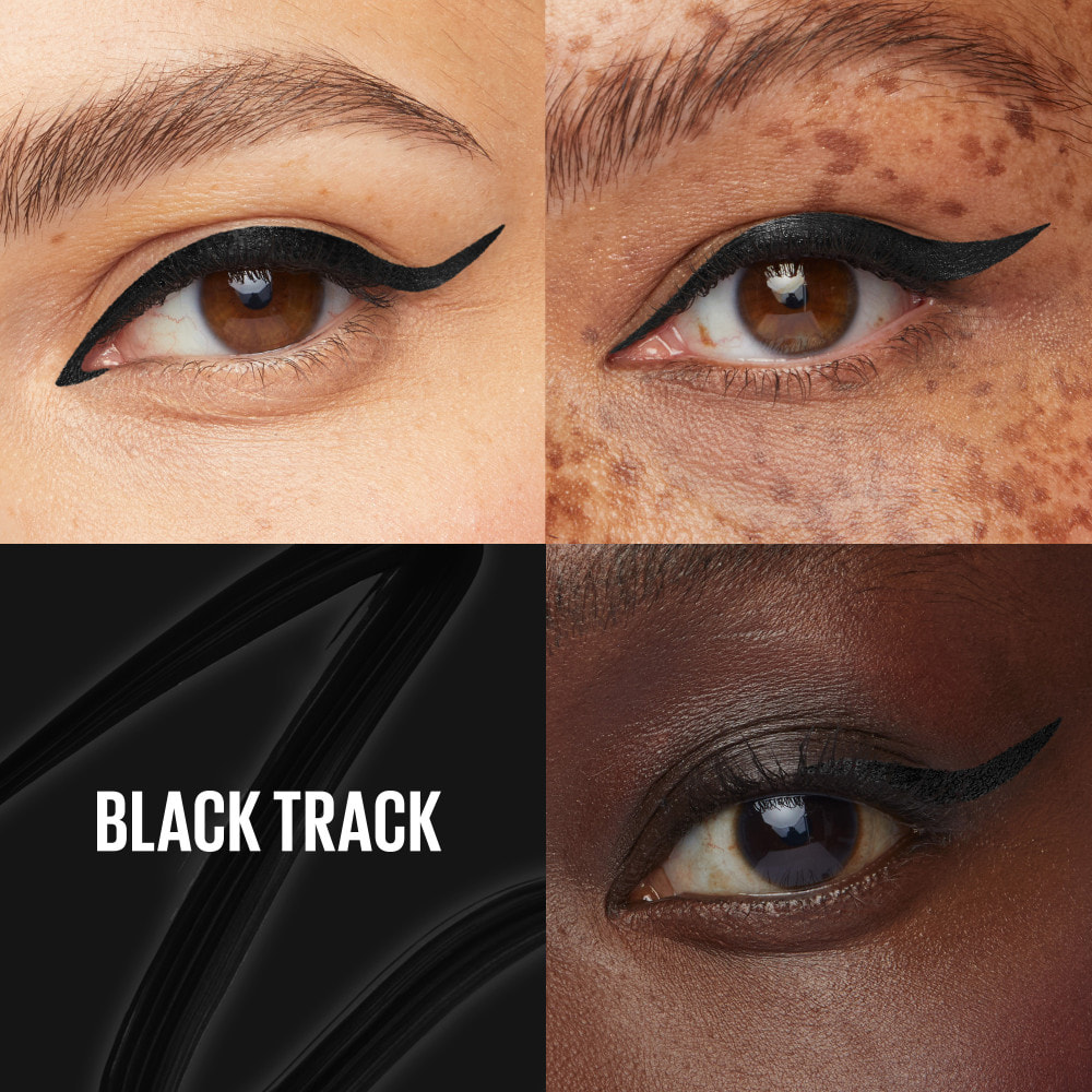 Maybelline New York Tattoo Liner Dip-Ink Eyeliner liquide Waterproof - Tenue jusqu'à 24h - Teinte : Black Track