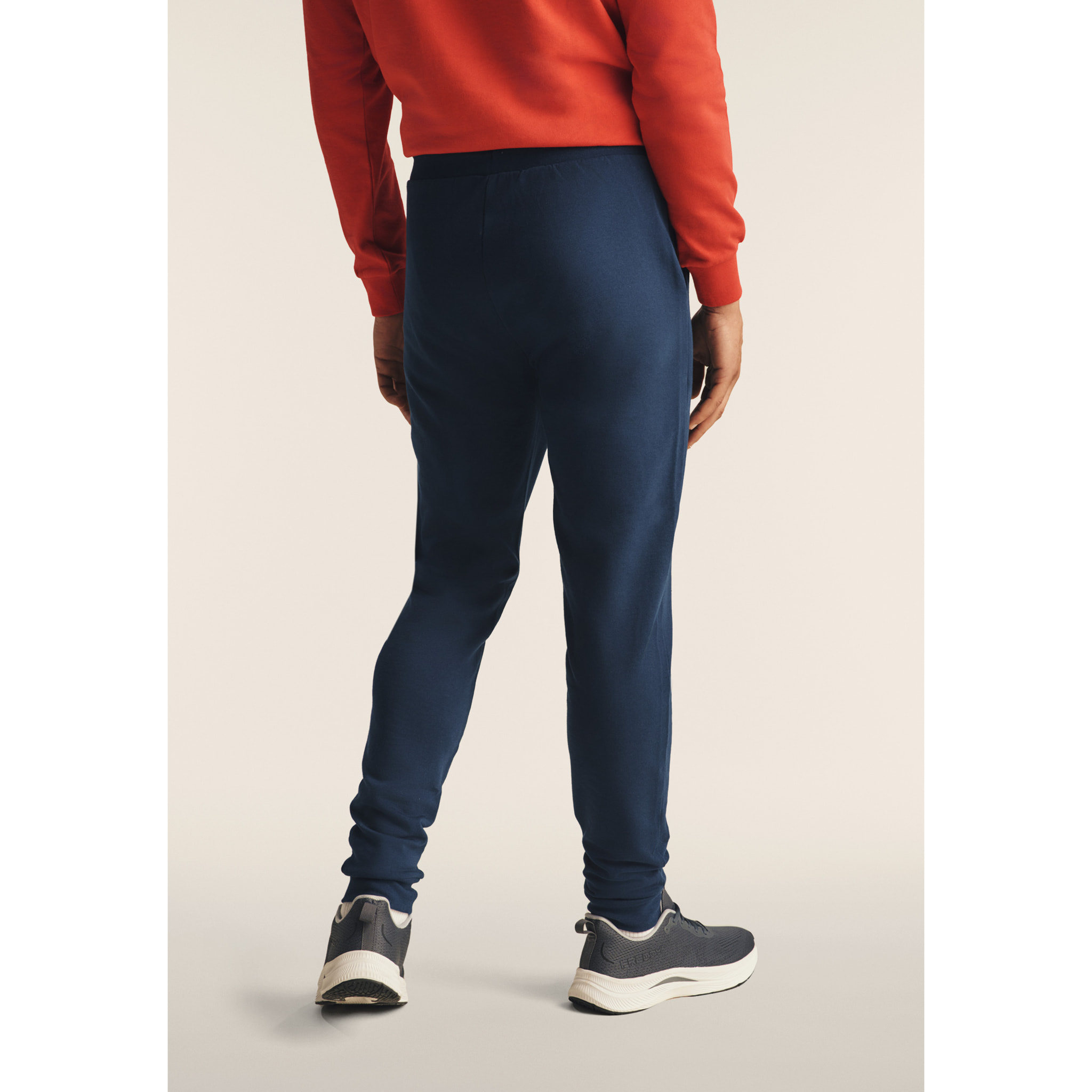 Pantaloni Sportivi in cotone con Polsini