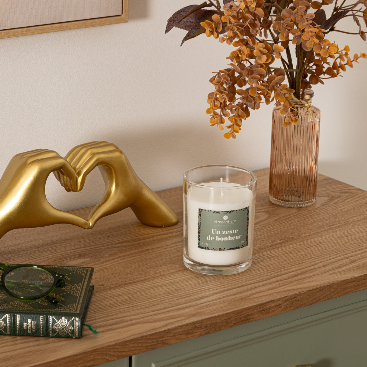 Bougie parfumée avec bijou Mily fruits exotiques 220g