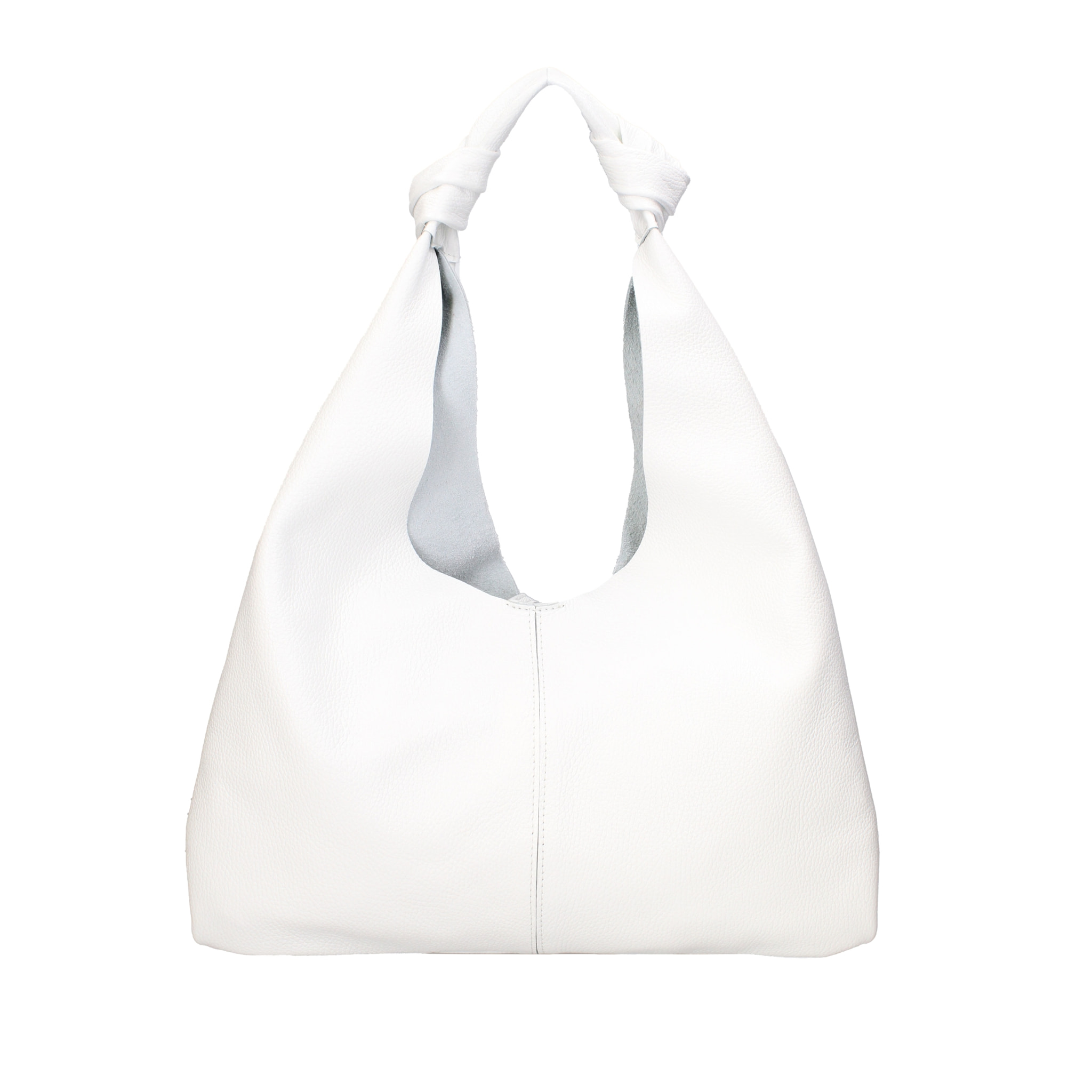 Borsa a spalla da donna In Vera pelle Made in Italy 40x42x2 cm