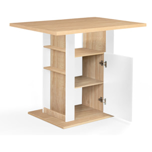 Ilot de cuisine Théo avec rangements