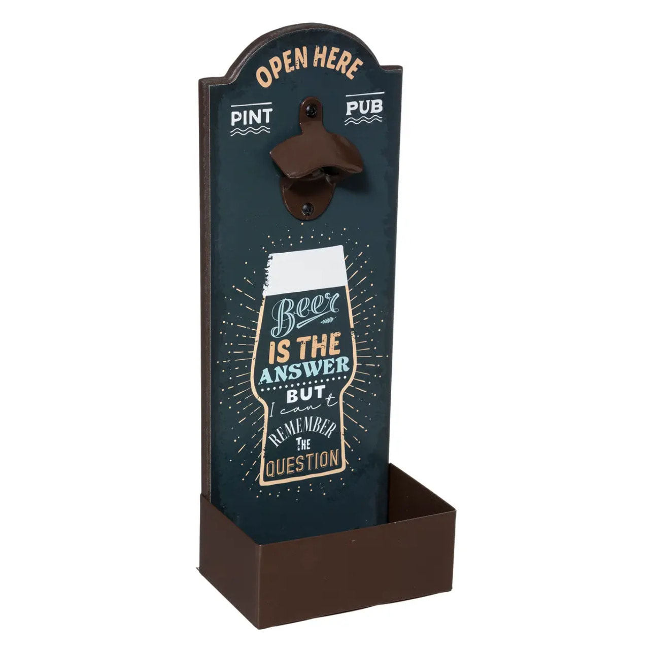 Décapsuleur Lenzo H.36,5cm bois