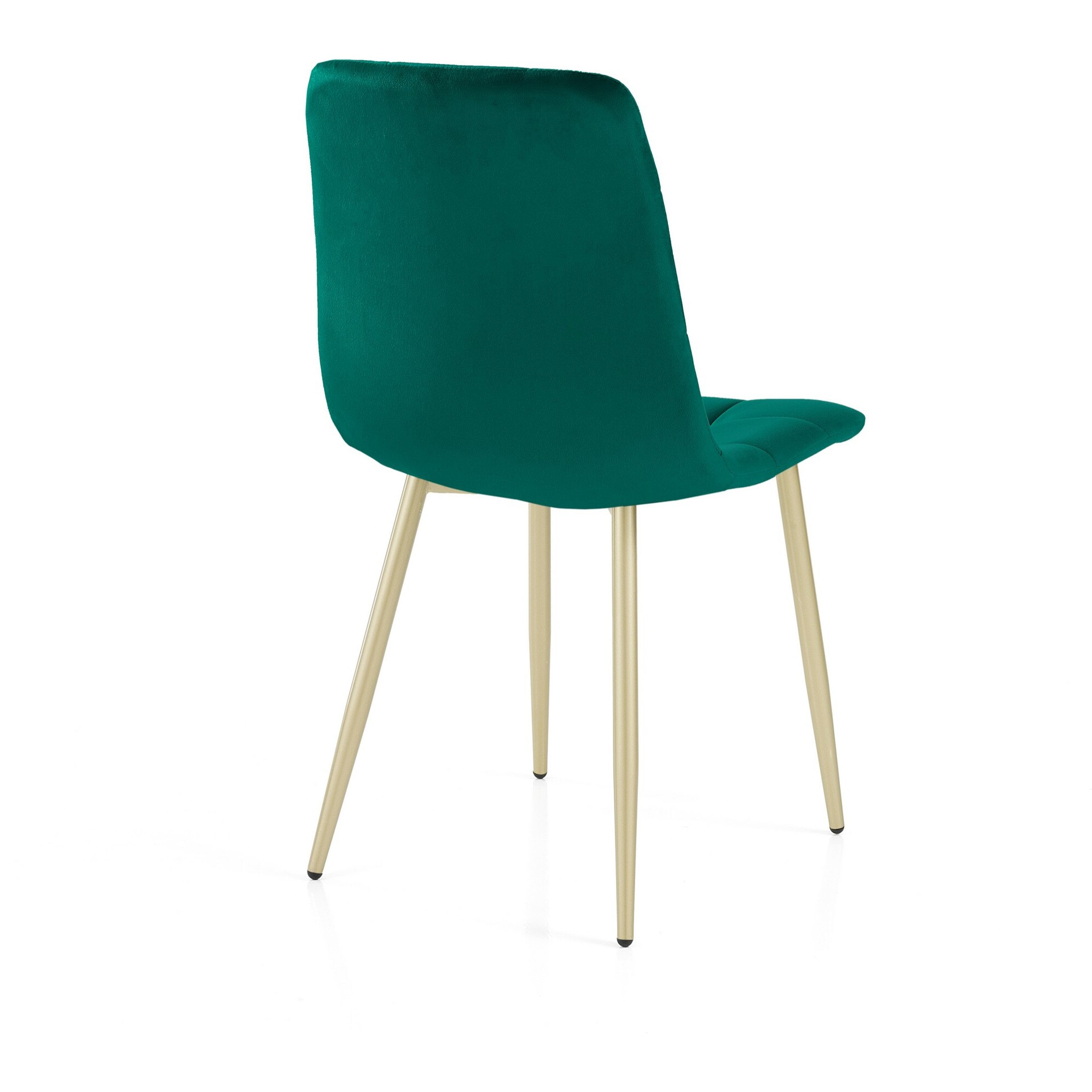 Tomasucci Lot de 4 Chaises FAFFY VERT / OR