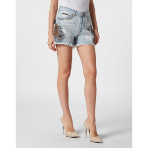 PHILIPP PLEIN Pantalones cortos vaqueros TATTOO