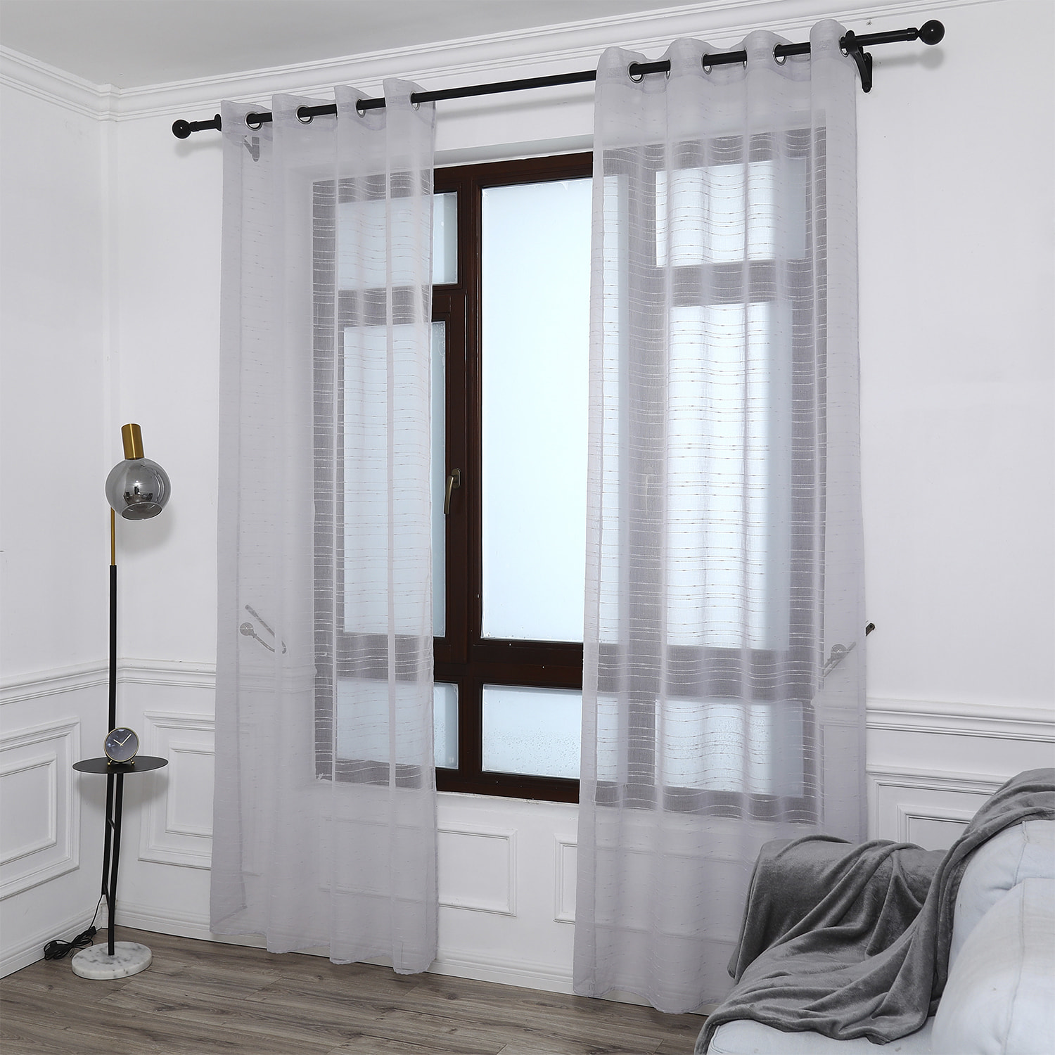 Tenda traslucida con stampo 140x260 cm.