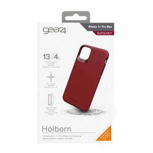 Coque GEAR4 iPhone 11 Pro Max Holborn bordeaux