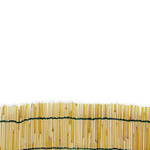 Arella In Canna Cannette In Bamboo Pelato Bambù Naturale Da 5 mm Arelle Canniccio Decorativo Recinzione Stuoia Ombreggiante Frangivista 2.5 x 4 M