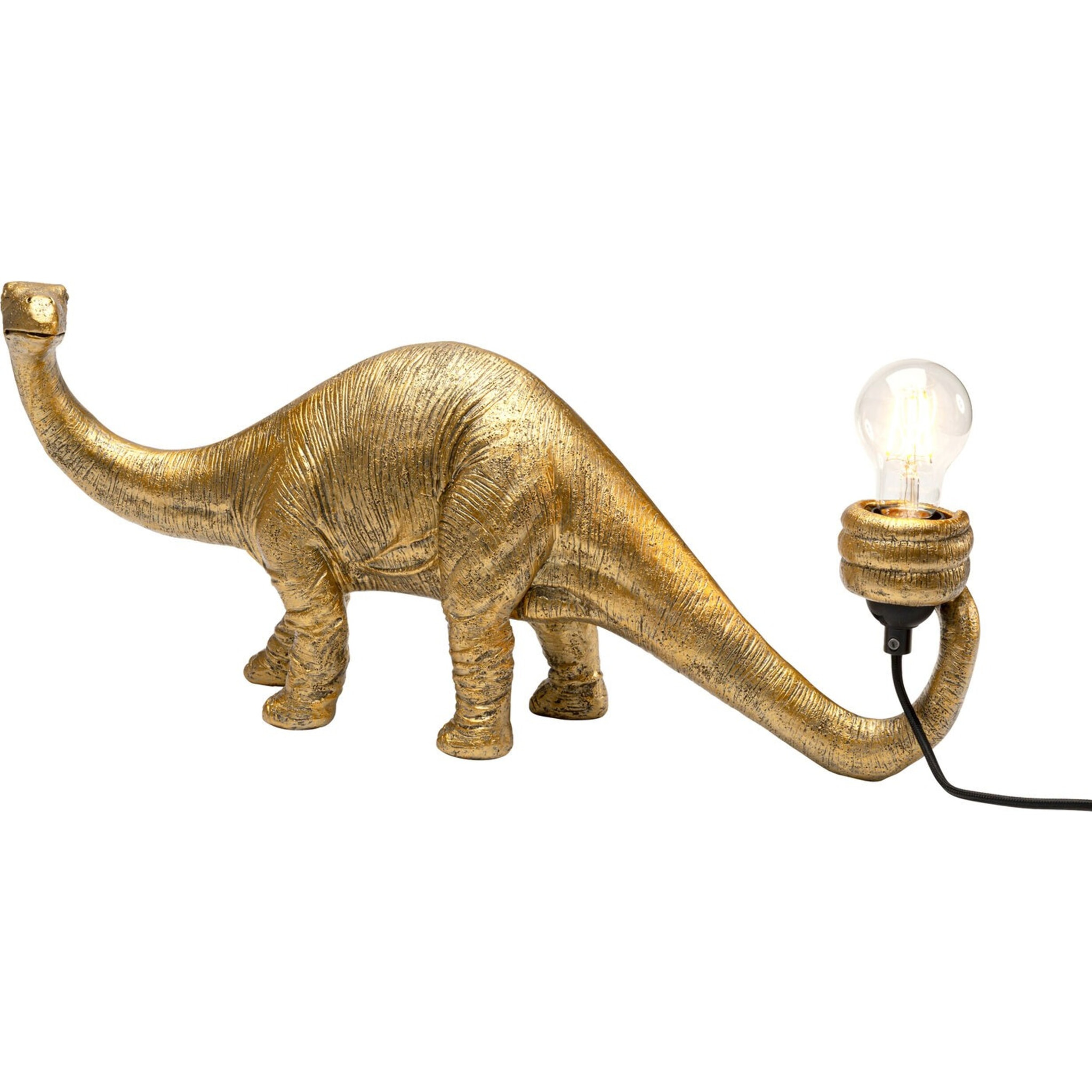Lampe dinosaure doré Kare Design