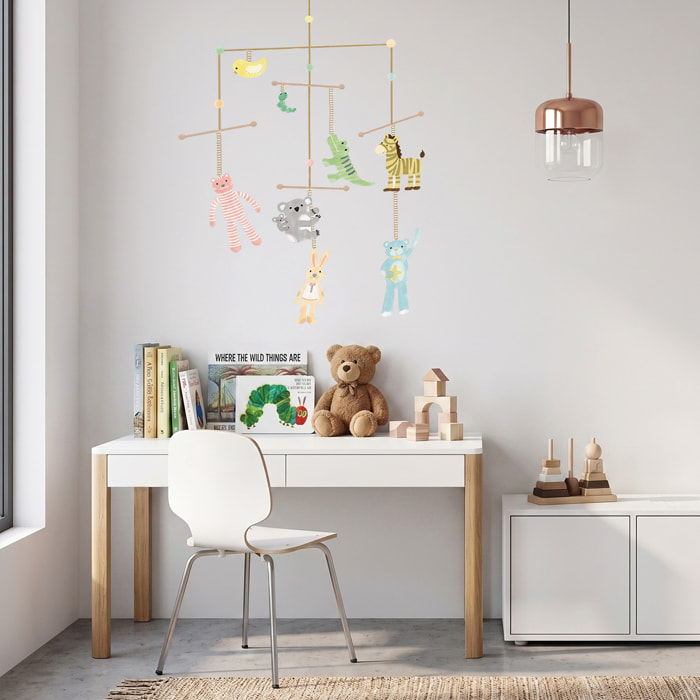 Stickers Muraux décoration adhésifs Portique Enfants Animaux