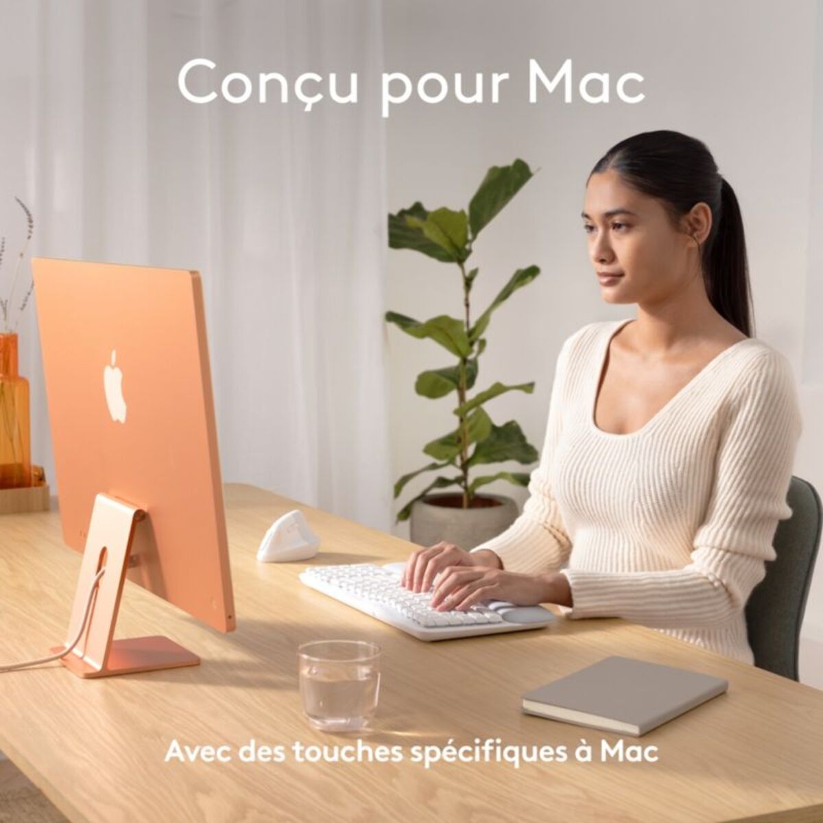 Clavier sans fil LOGITECH Wave Keys for Mac ergonomique