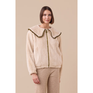 Giacca donna eco pelliccia articolo unito. Noidinotte