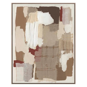 Cuadro Abstracto 100% Pintado A Mano 120x5x150 Cm