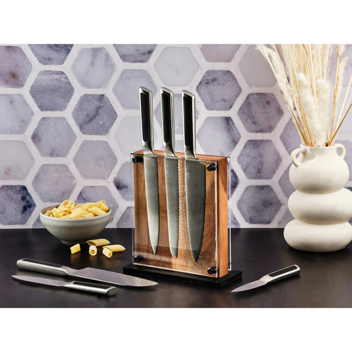 Bloc couteaux de cuisine LOKI RAUMA - 7 pièces