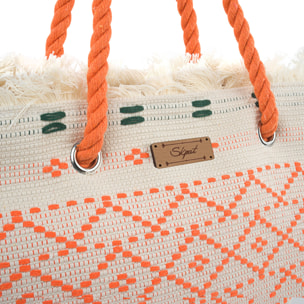 Bolso De Playa Skpat Savona Naranja