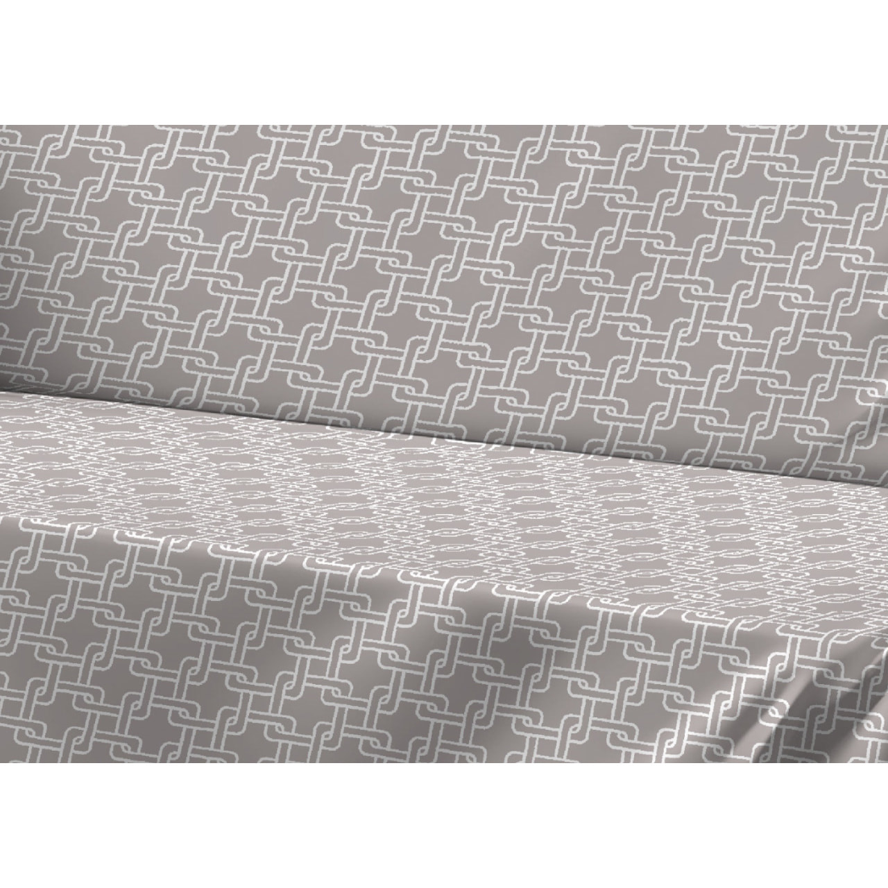 Telo Arredo Multiuso In 100% Cotone Disegno Catena