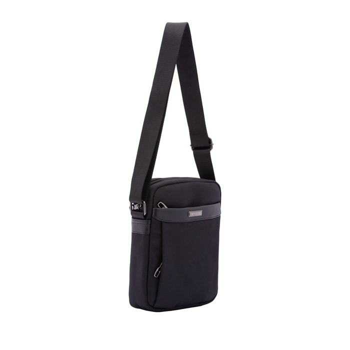 Borsa a tracolla da uomo - Modello False - Poliestere - 24.0 x 20.0 x 7.0 cm
