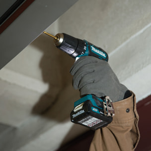 Taladro atornillador 12 V CXT Li-Ion 4 Ah Ø 10 mm MAKITA - 2 baterías, cargador, caja - DF332DSMJ