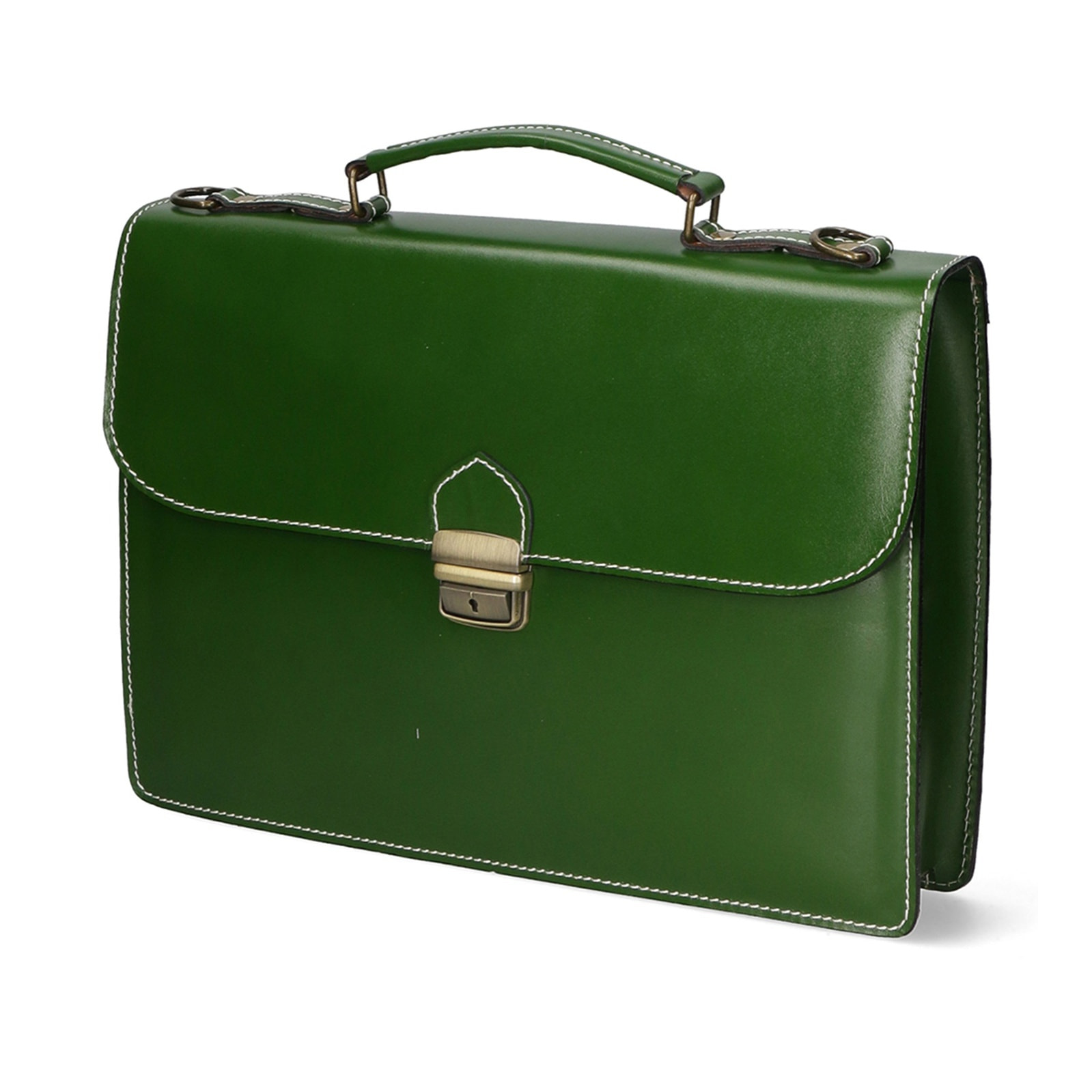 Borsa da lavoro unisex - Modello Dafne - Vera pelle - 38.0 x 28.0 x 8.0 cm