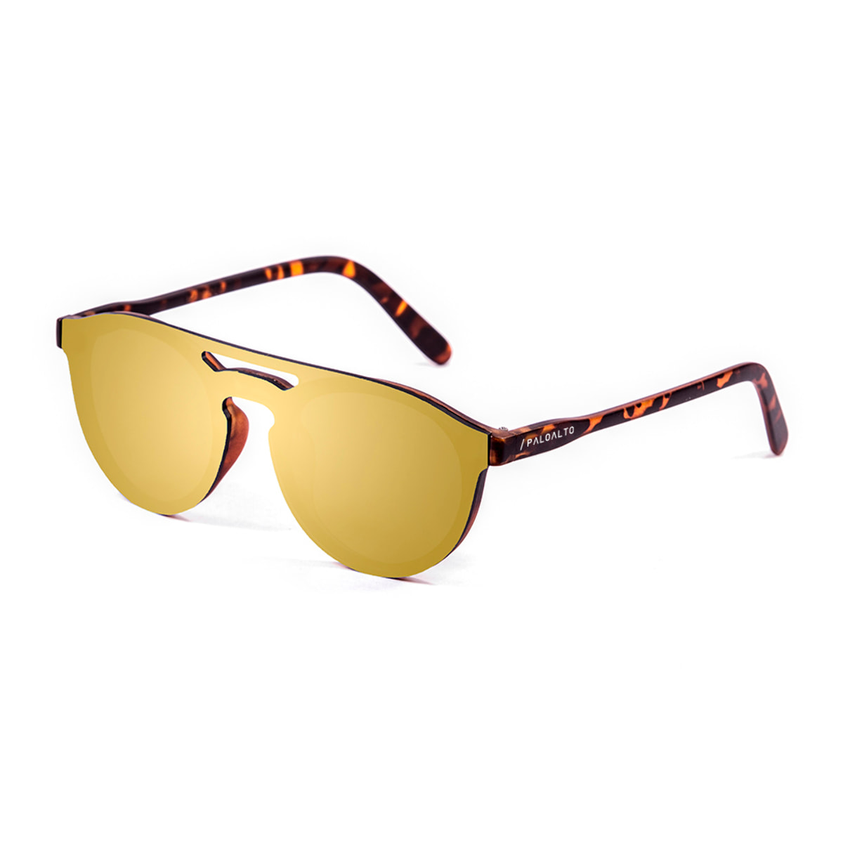 Gafas de sol PALO ALTO WILLIAMSBURG - Mate demi marrón / Plana revo dorado