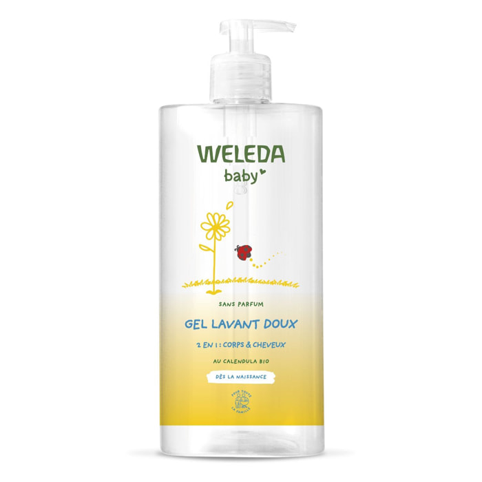 WELEDA - Gel lavant doux Calendula sans parfum - 750 ml