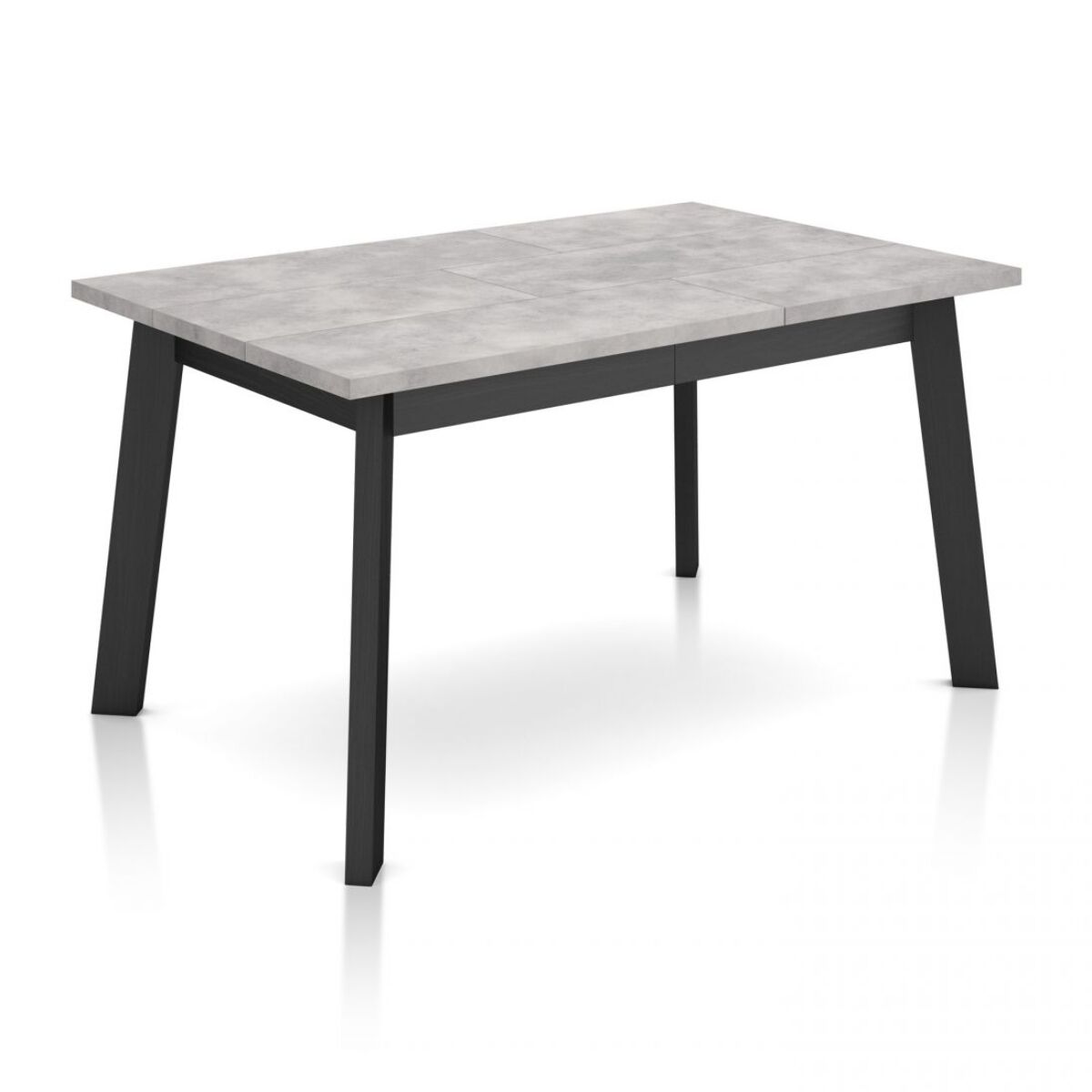 Mesa de comedor Naira 140 Cemento Negro