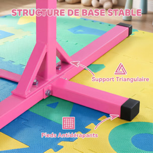 Barre fixe de gymnastique enfant hauteur