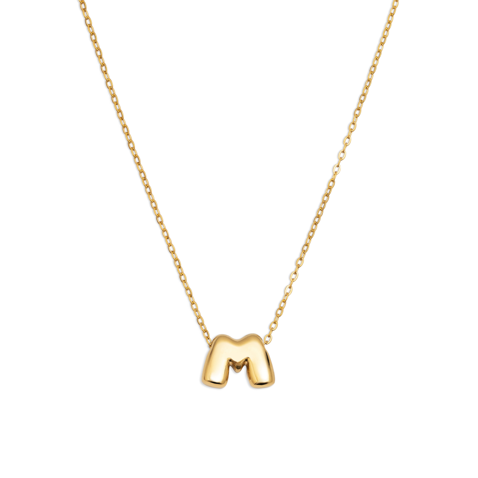 Collana Hailey Letter Acciao Placcato Oro