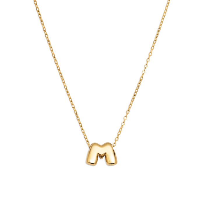 Collana Hailey Letter Acciao Placcato Oro