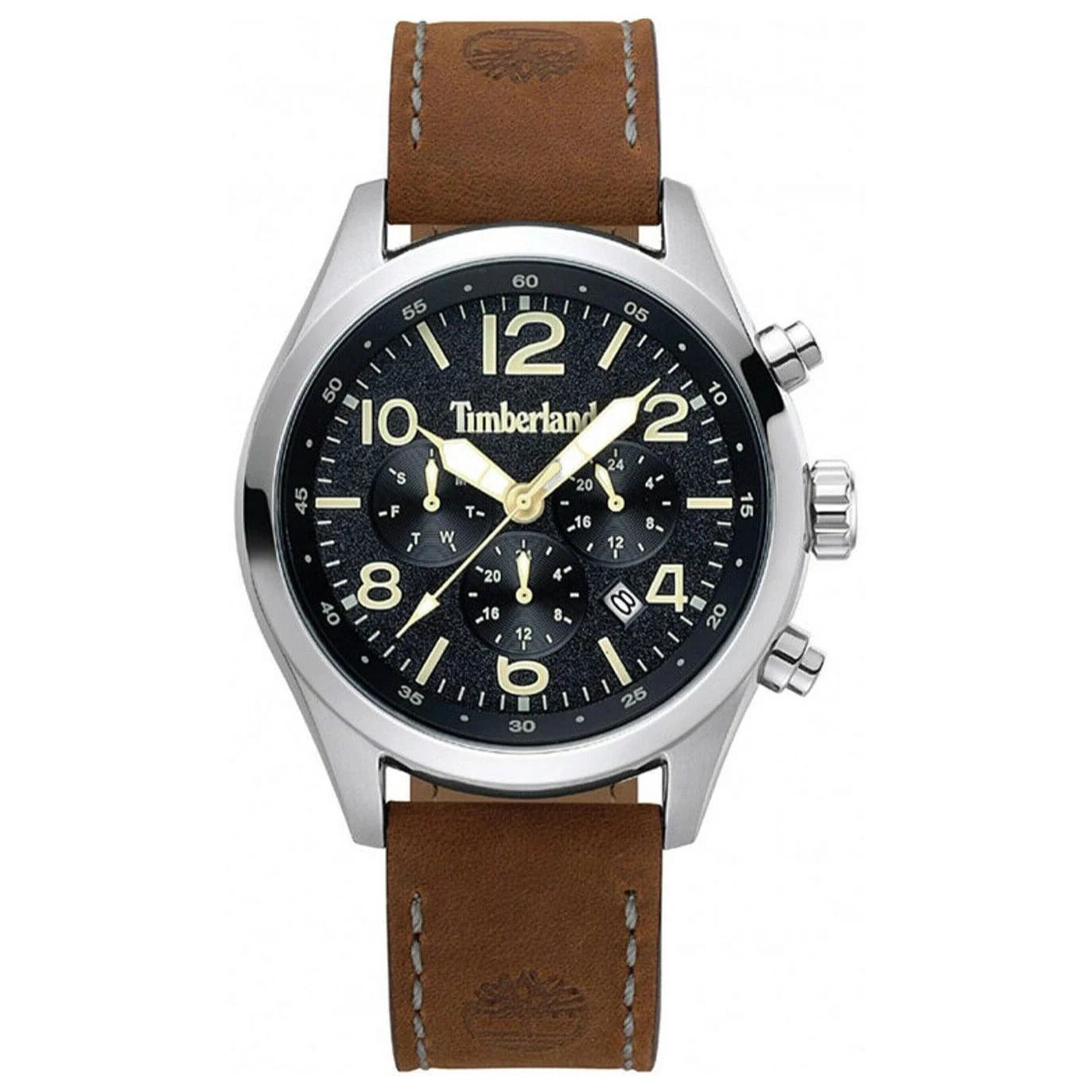 Reloj Timberland TBL.15249JS-02 Hombre Analogico Cuarzo con Correa de Cuero