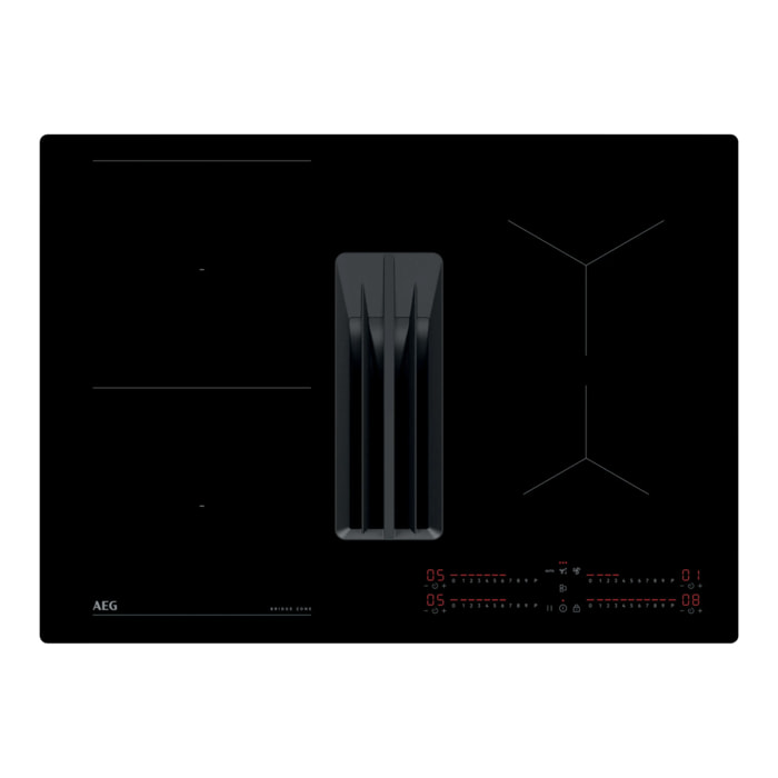 AEG Placa de inducción con campana extractora de 70 cm TCH74B01FB