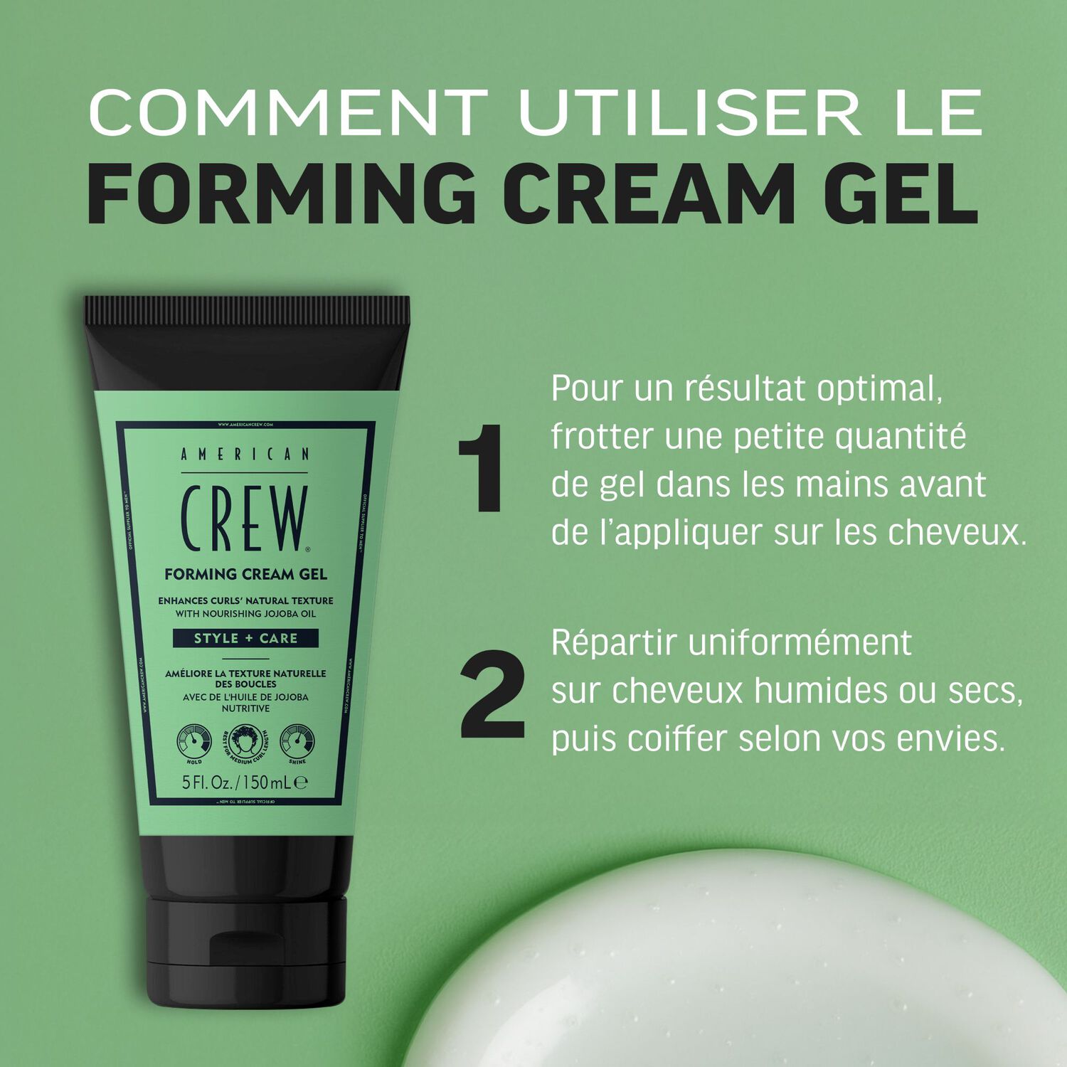Crew Styling - Coiffant-soin hybride Forming Cream Gel 150ml