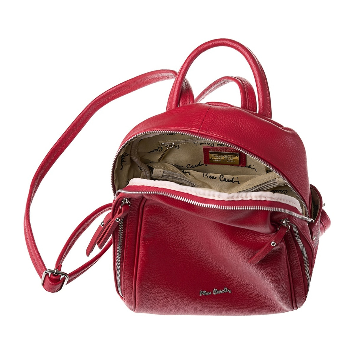 Zaino da donna in pelle Made in Italy - Modello Céleste Nova - Casual - 26.0 x 30.0 x 11.0 cm