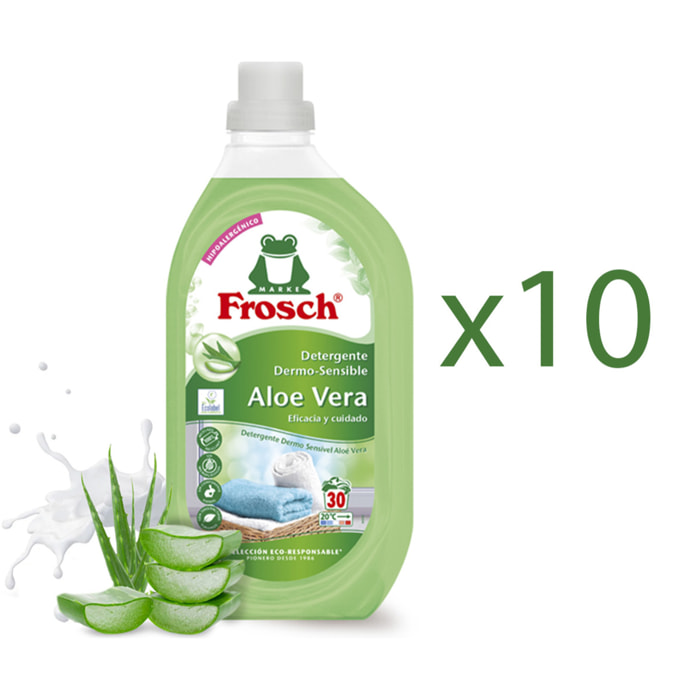 Pack 10x Detergente aloe vera Frosch 1500 ml