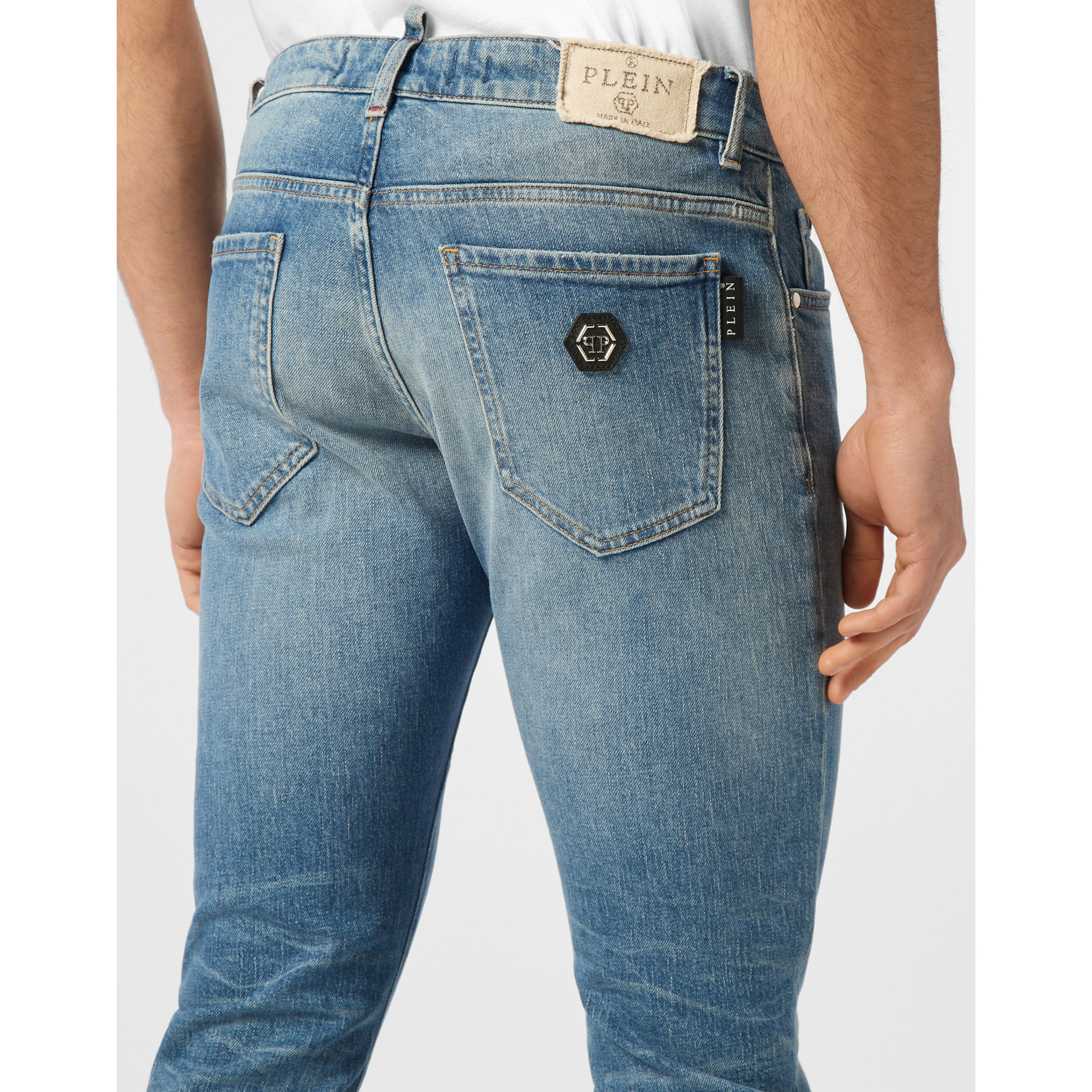 PHILIPP PLEIN Vaqueros de corte recto