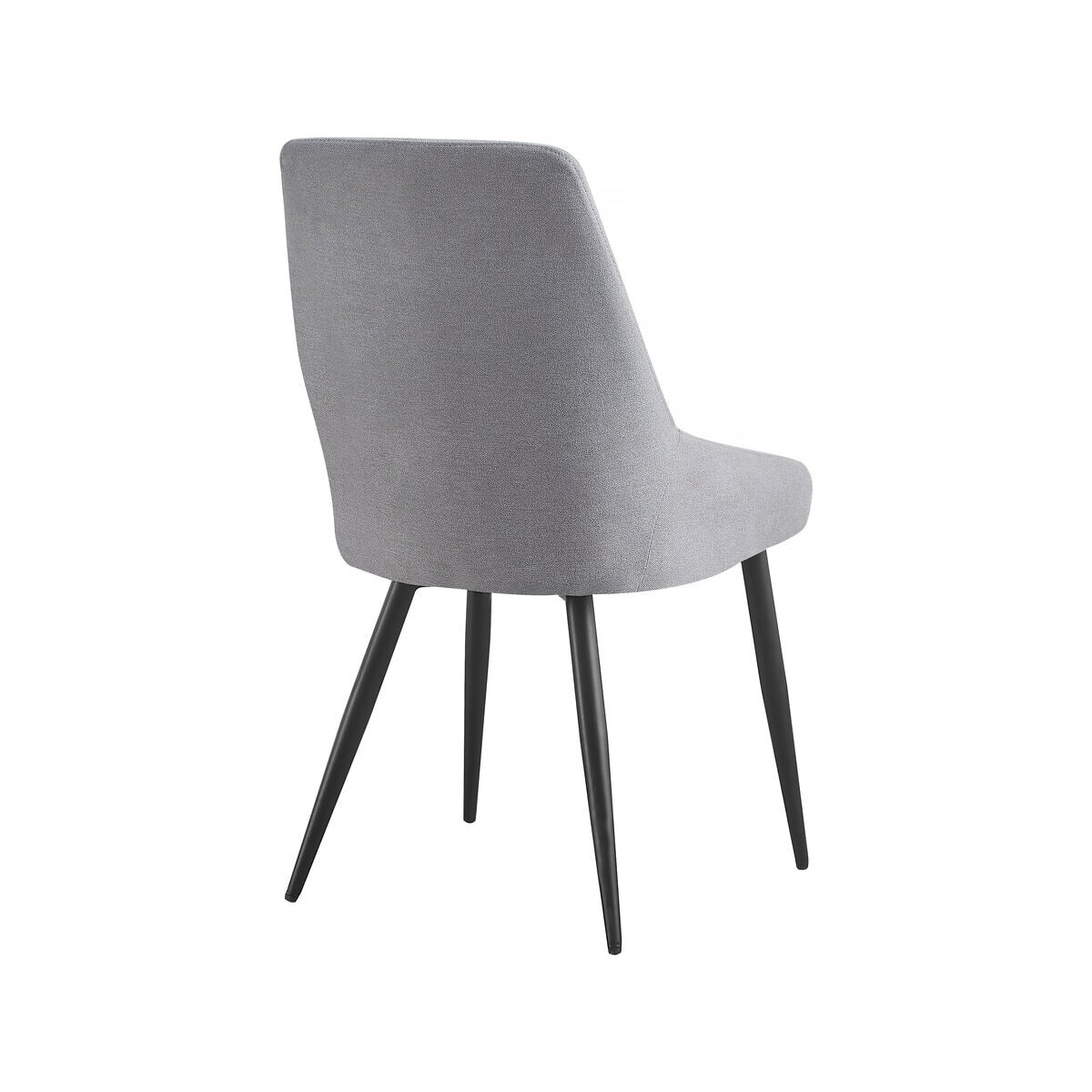 Lot de 2 Chaises en tissu "Lyne" - Gris