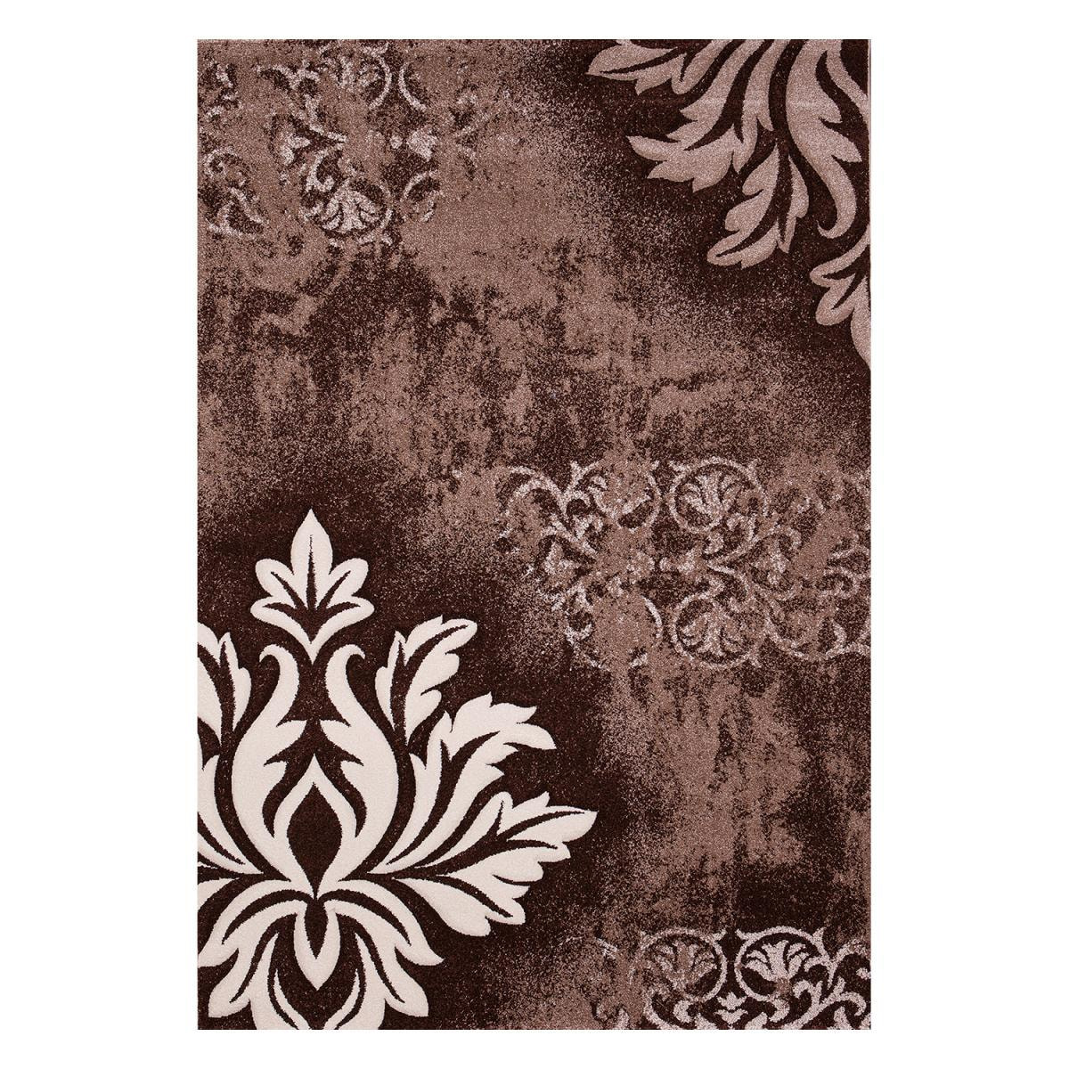 Tapis salon et chambre tissé motif baroque RUCE