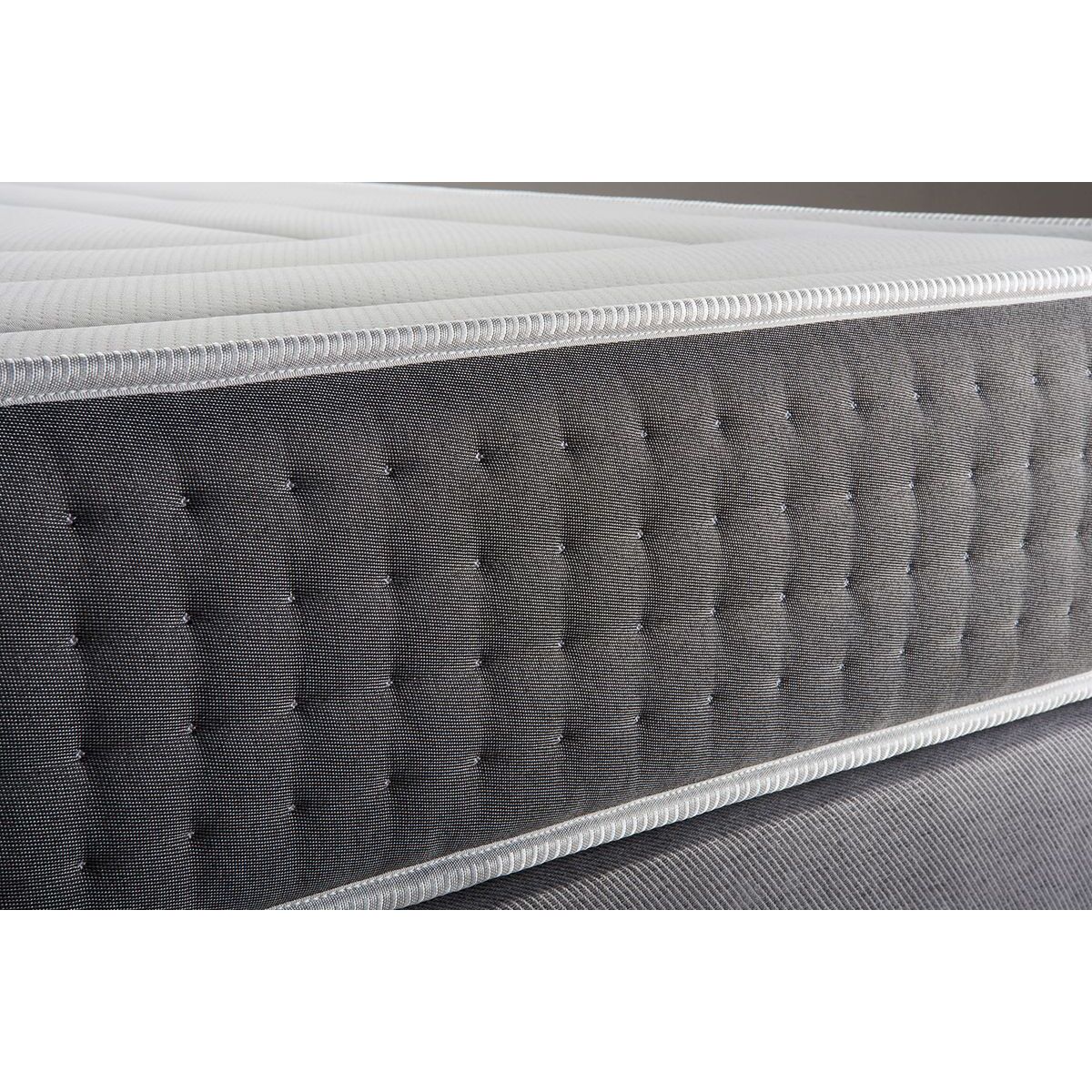 Matelas Vingt-Six - 26cm - Ressorts ensachés et mémoire de forme - Confort hôtelier - Soutien point par point
