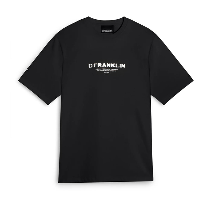 Camiseta Tomorrow Negra / Blanca Hombre D.Franklin