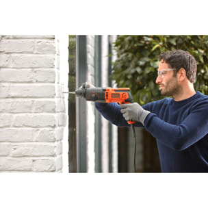 Perforateur SDS+ 650W - 3 fonctions perforation/perçage simple/burinage, 1,6J, 1600 trs/min, 5500 cps/min