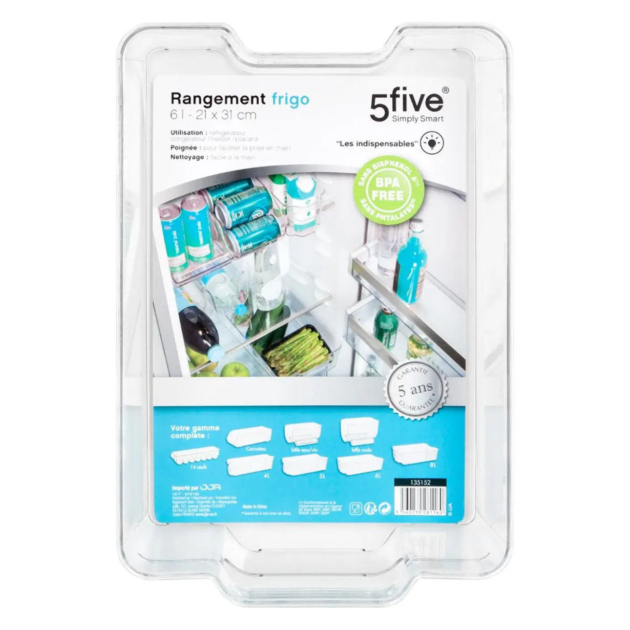 Rangement pour frigo 6L "Smart Fridge"