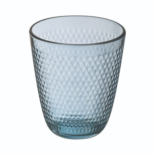 6 Verres bleus 31 cl